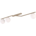 Lámpara de techo NATON 3xE14/10W/230V beige/blanco